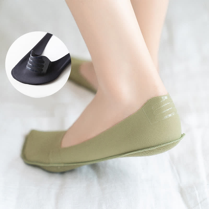 Unisex Plus Size Deep Mouth Boat Socks(5 Pairs)