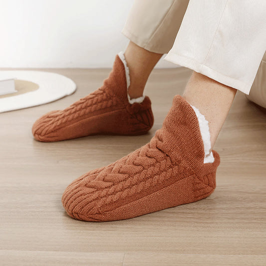 Plusock Plus Size Anti Slip Slipper Socks(2 Pairs)
