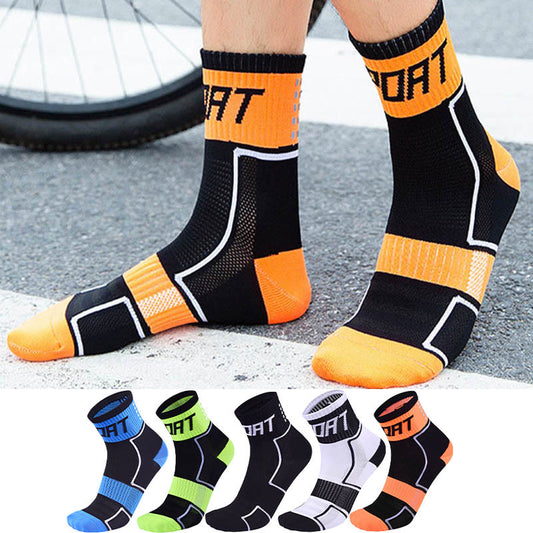 Plusock Plus Size New Sport Quarter Compression Socks(5 Pairs)