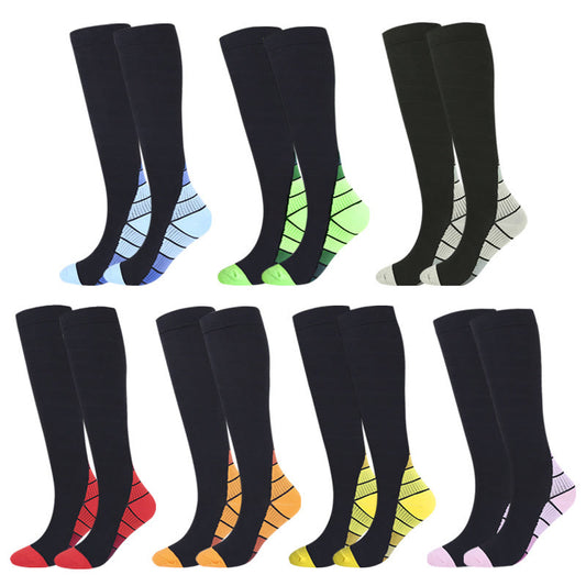 Plusock Cycling Knee High Compression Socks(4 Pairs)