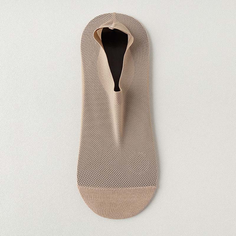 Plus Size Ice Silk Breathable Ankle Socks(3 Pairs)