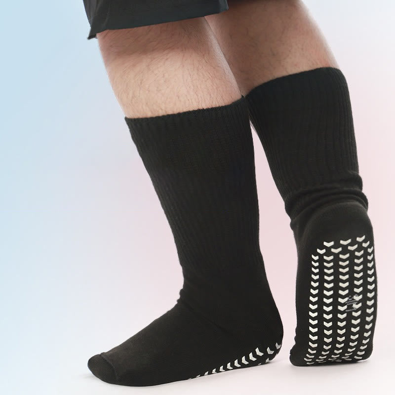 Plusock Plus Size Anti Slip Knee High Diabetic Socks(2 Pairs)