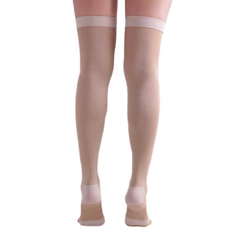 Plus Size Open Toe Thigh High Compression Socks(2 Pairs)