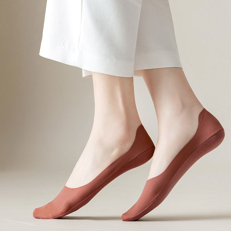 Plus Size Cool Fabric No Show Socks(8 Pairs)
