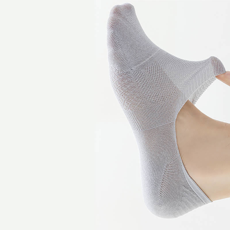 Plus Size Breathable Mesh No Show Socks(8 Pairs)