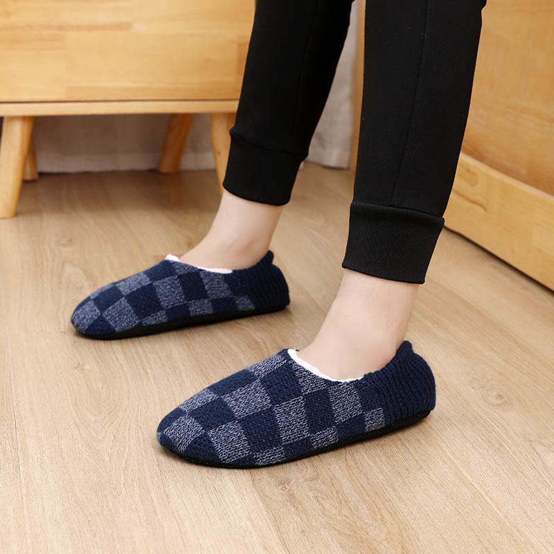 Plus Size Plaid Slipper Socks