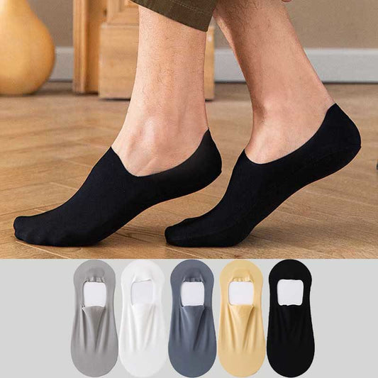 Plusock Plus Size Supper Soft No Show Socks(5 Pairs)