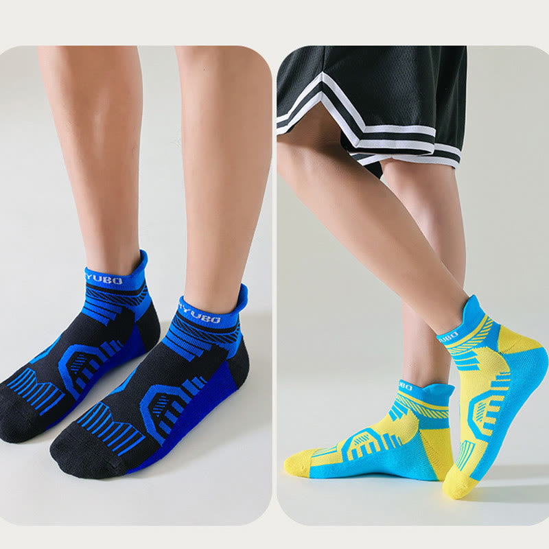 Plus Size Ethickened Bright Colors Ankle Compression Socks(5 Pairs)