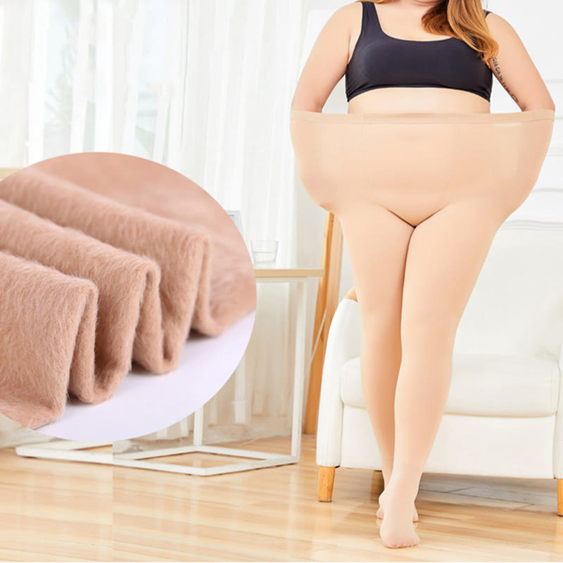 Plus Size High Waist Pantyhoses(2 Pairs)