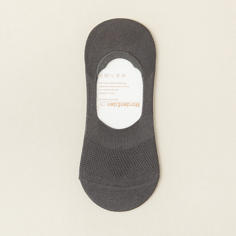 Plus Size Mesh Breathable No Show Socks(5 Pairs)