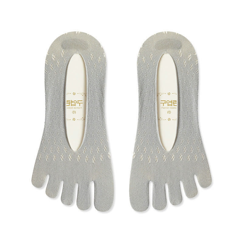 Plus Size Ice Silk Alignment Socks(5 Pairs)
