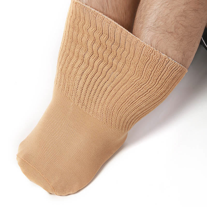 Plusock Plus Size Anti Slip Knee High Diabetic Socks(2 Pairs)