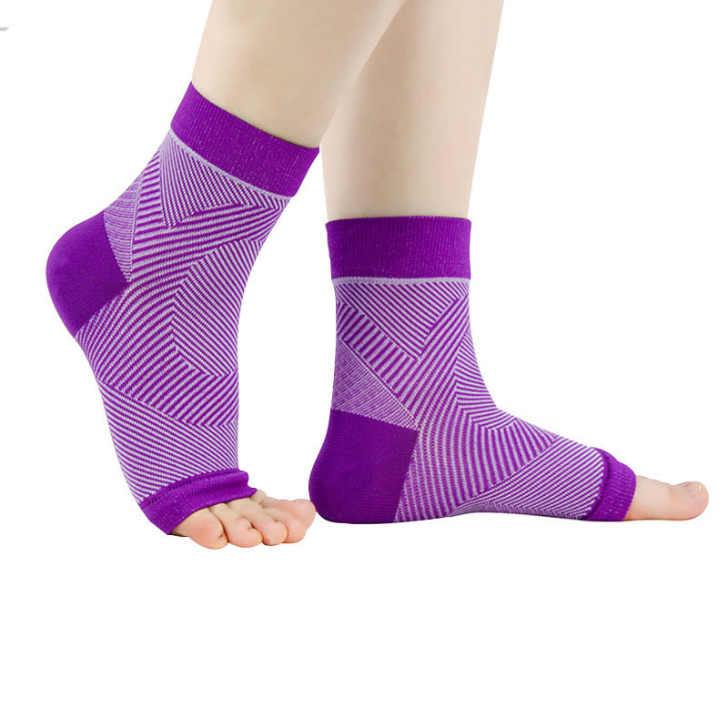 Plusock Stripes Arch Support Pain Relief Ankle Brace