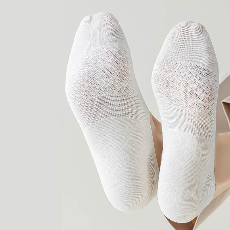 Plus Size Breathable Mesh No Show Socks(8 Pairs)