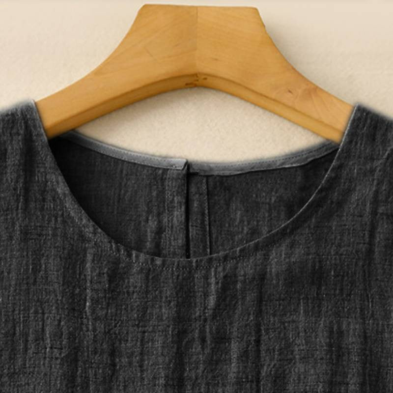 Plusock Cotton Linen Relaxed Maxi Dress - image 10