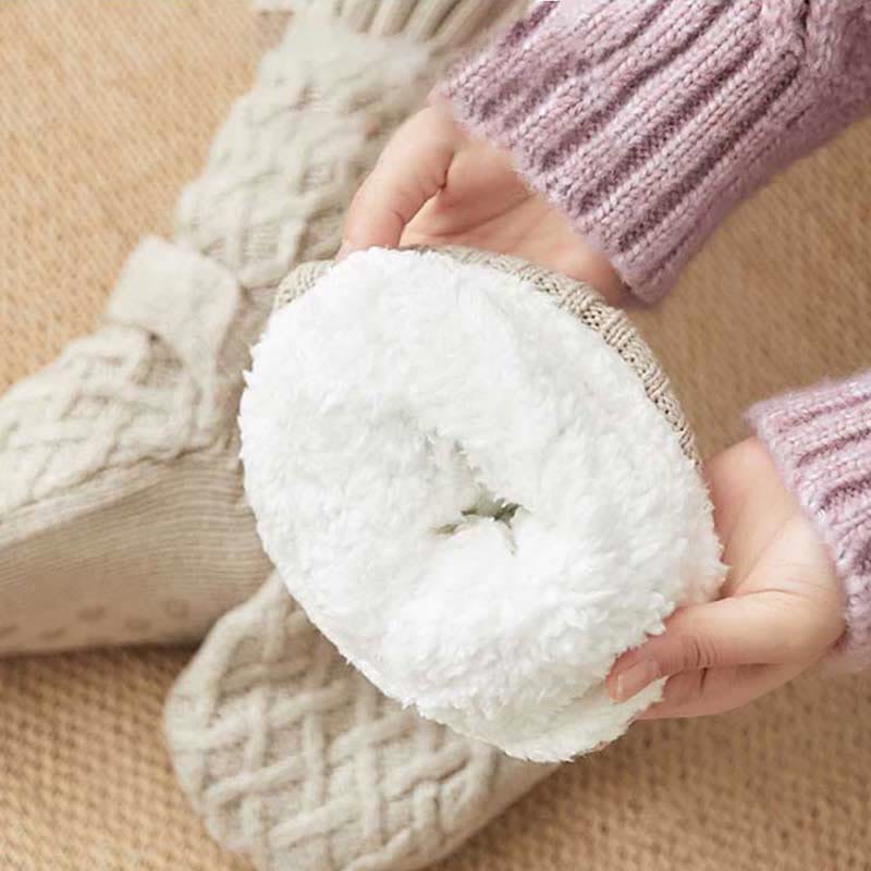 Plusock Christmas Wool Cozy Home Slipper Socks - image 15