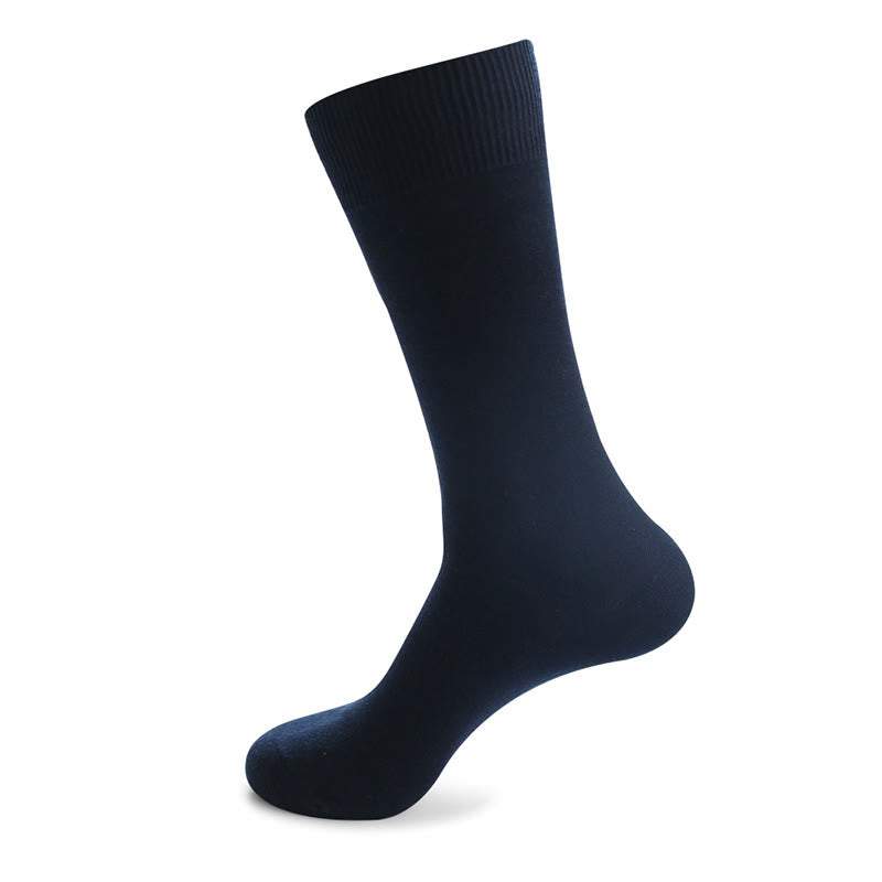Plus Size Durable Solid Crew Socks(7 Pairs)