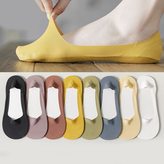 Plusock Plus Size Cool Fabric No Show Socks(8 Pairs)