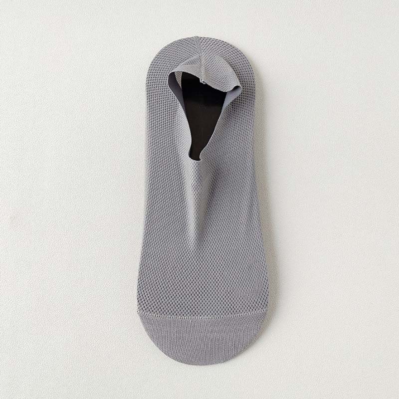 Plus Size Ice Silk Breathable Ankle Socks(3 Pairs)