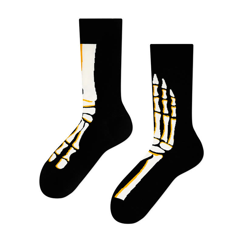 Plus Size New Halloween Crew Socks(4 Pairs)