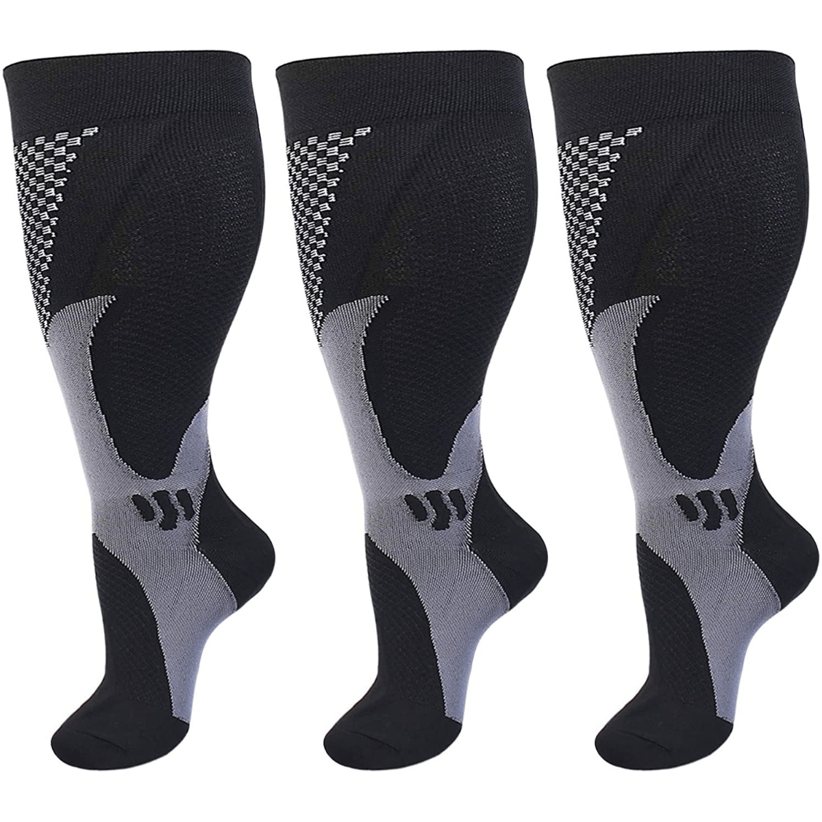 Plusock Plus Size Sport Compression Socks