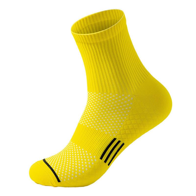 Plus Size Wicking Multicolor Quarter Compression Socks(12 Pairs)