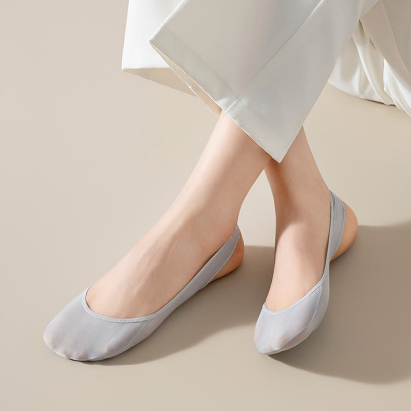Plus Size Padded Half No Show Socks(8 Pairs)