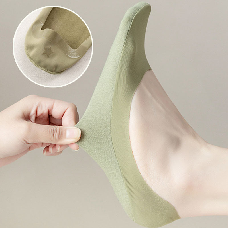 Plus Size Cool Fabric No Show Socks(8 Pairs)