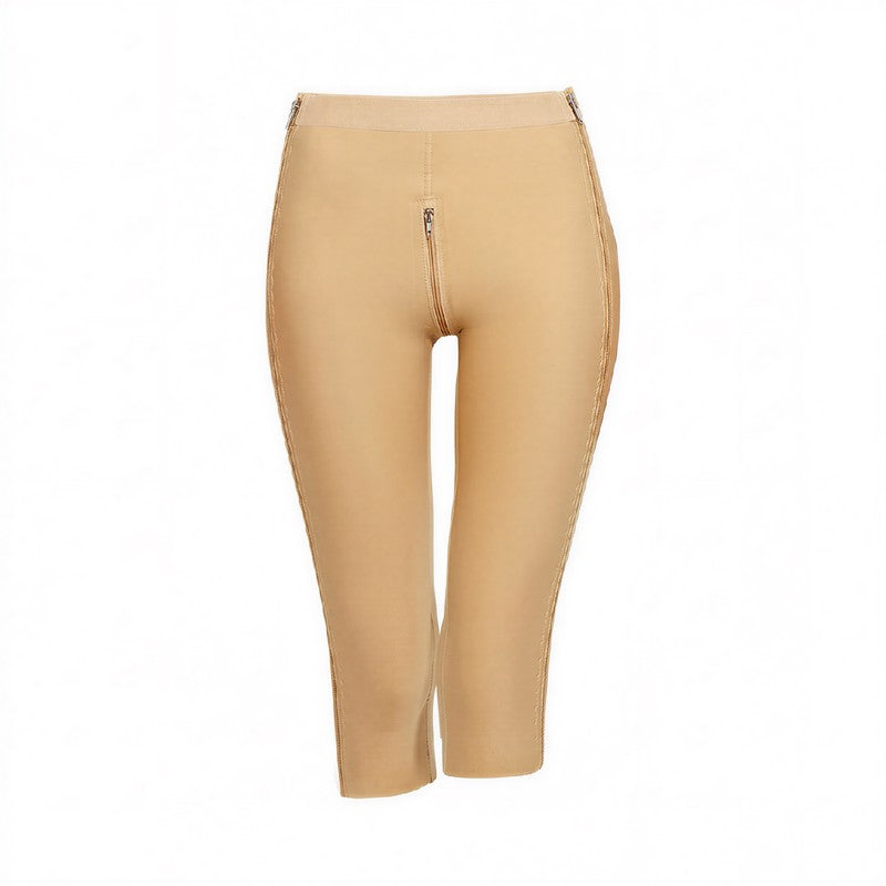 Plusock High-Waisted Dual-Zip Thigh-Shaping Capri Pants - image 6