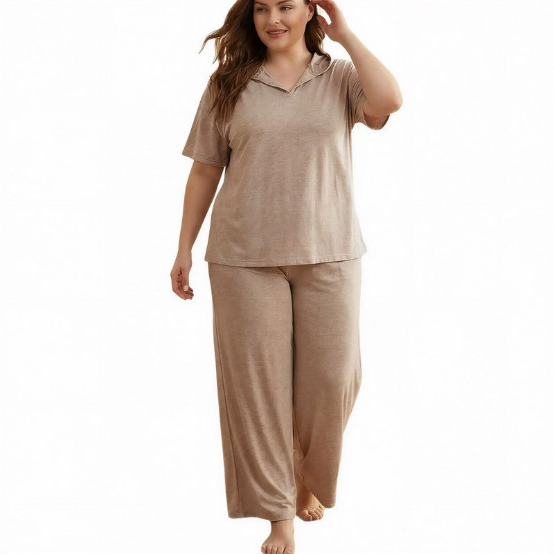 Plusock Loose-fitting With A Hood Pajama Set - image 4