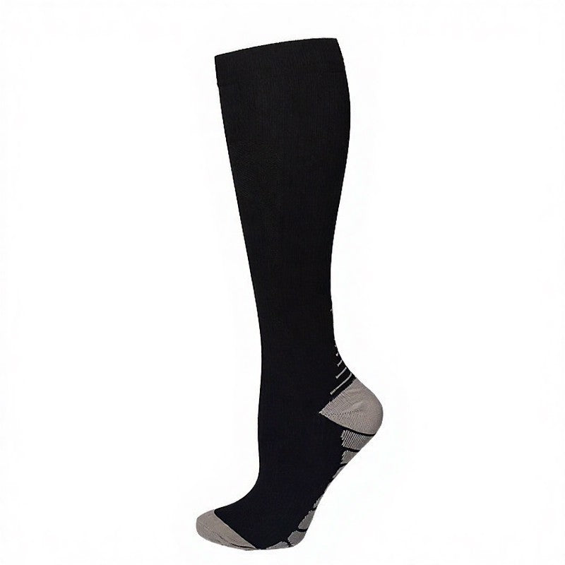 Plusock Solid Color Arrow Pattern Compression Socks(5 Pairs) - image 18