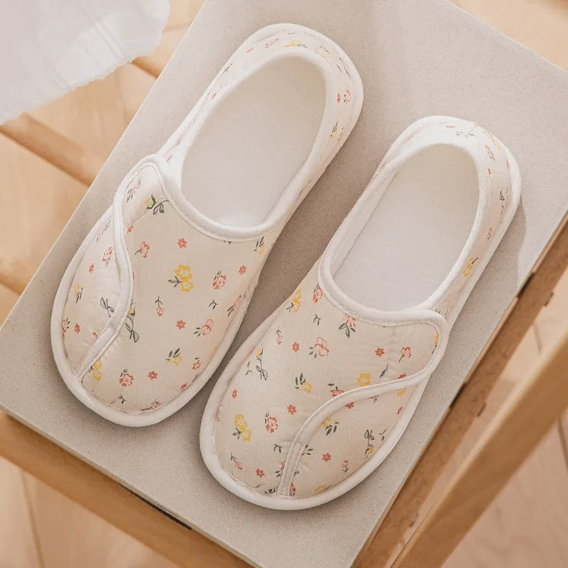 Plusock Adjustable Garden Quilted Fluffy Shoes - Beige - EU40-41 (US7-7.5) - image 7