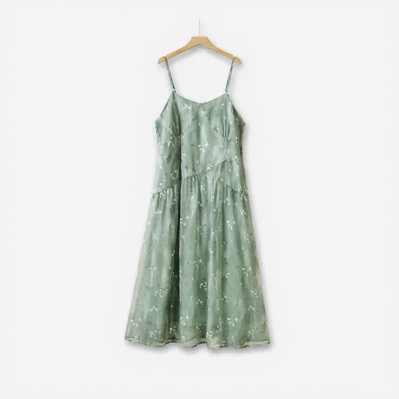 Plusock Sage Floral Two Piece Skirt Set - Dress - 6XL - image 12