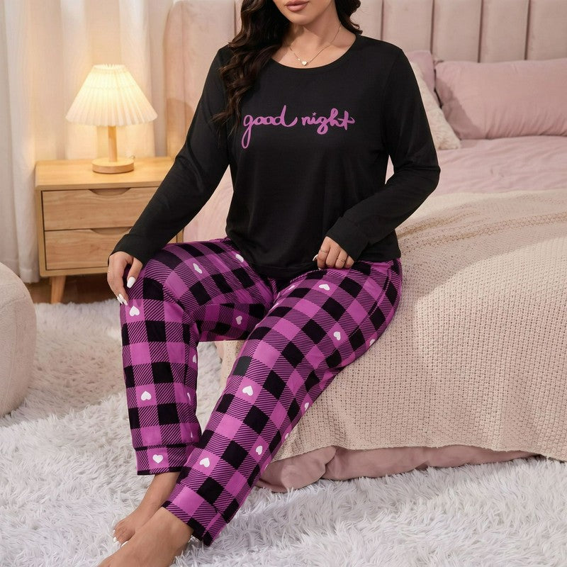 Plusock Good Night Plaid Pajama Set - image 7