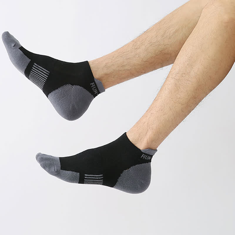 Plus Size Athletic Running Ankle Compression Socks(5 Pairs)