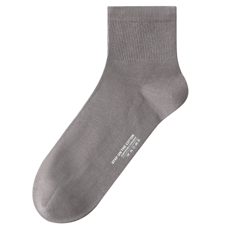 Plus Size Soft Cotton Quarter Socks (3 Pairs)