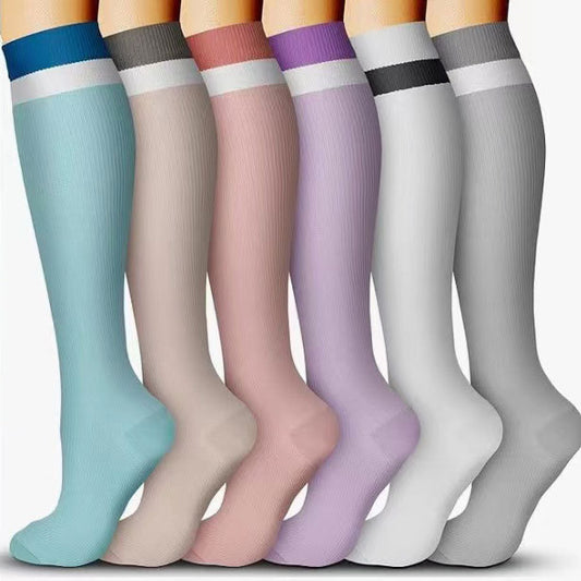 Plusock Lightweight Sports Compression Socks(6 Pairs)