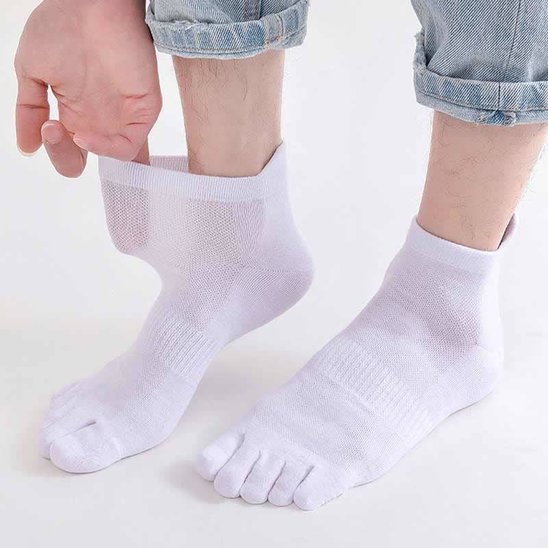 Plus Size Five Toes Antibacterial Alignment Socks(5 Pairs)
