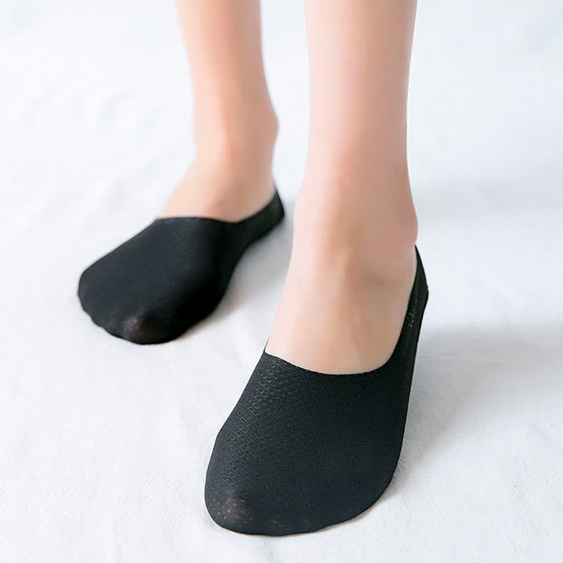 Plus Size Anti-Slip No Show Socks(5 Pairs)