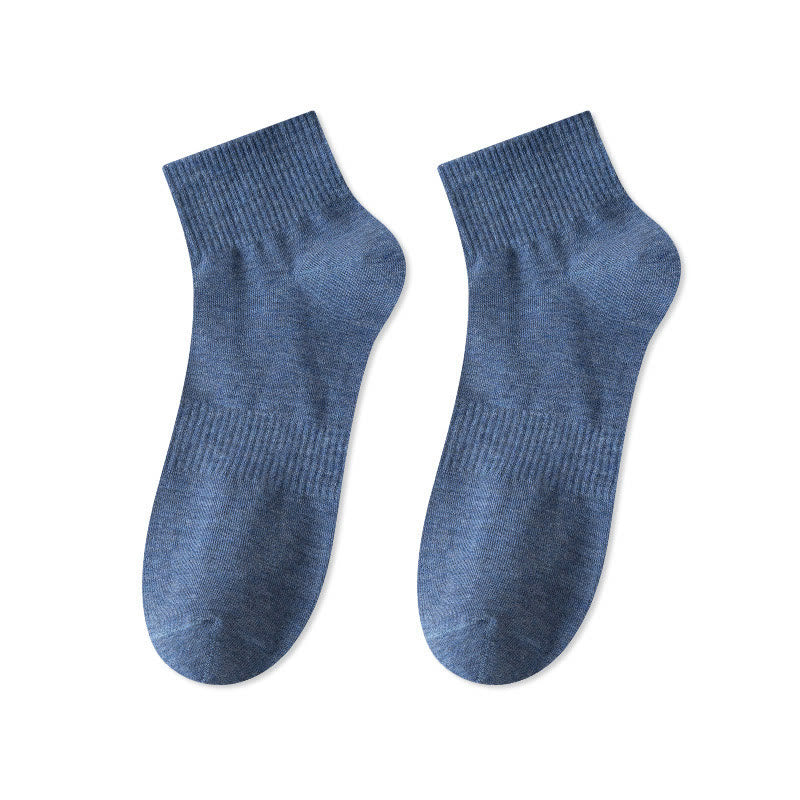 Plus Size Breathable Soft Cotton Quarter Socks(7 Pairs)