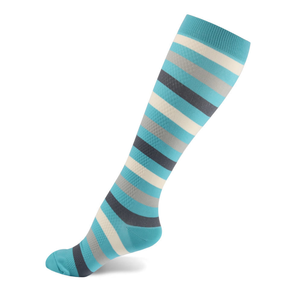 Striped Series Casual Compression Socks(6 Pairs)