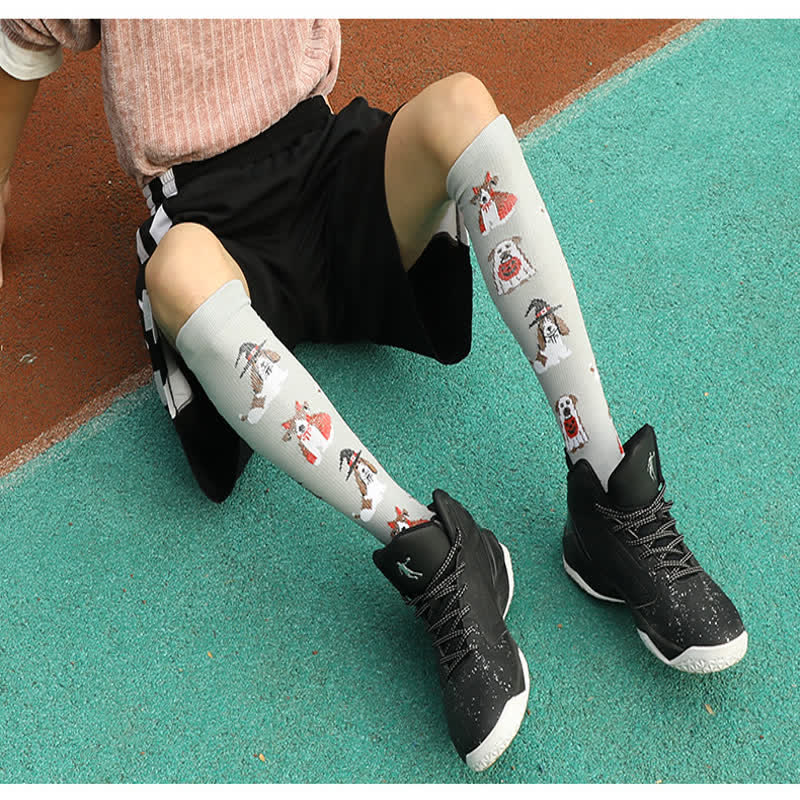 Halloween Comfy Cotton Fashion Compression Socks(3 Pairs)