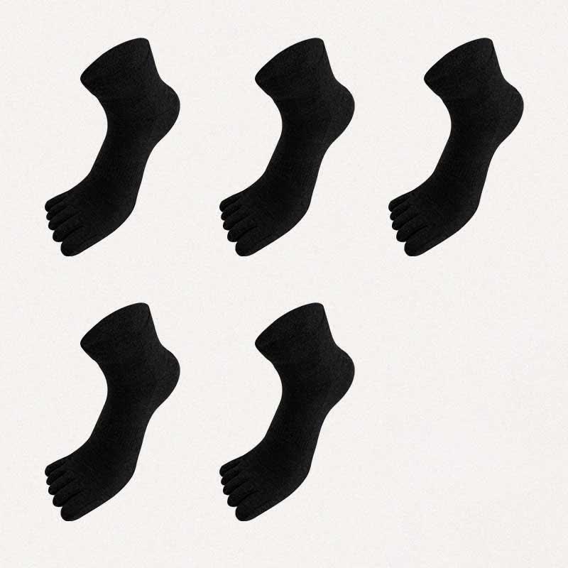 Plus Size Five Toes Antibacterial Alignment Socks(5 Pairs)