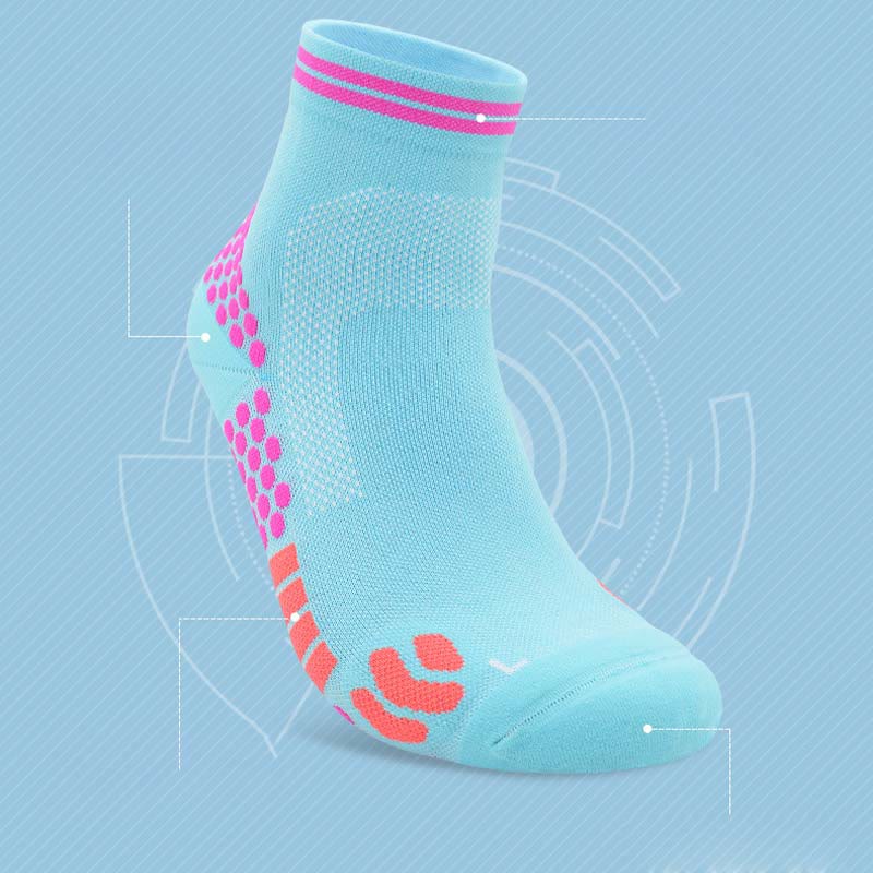 High Elasticity Professional Sport Quarter Compression Socks(3 Pairs)