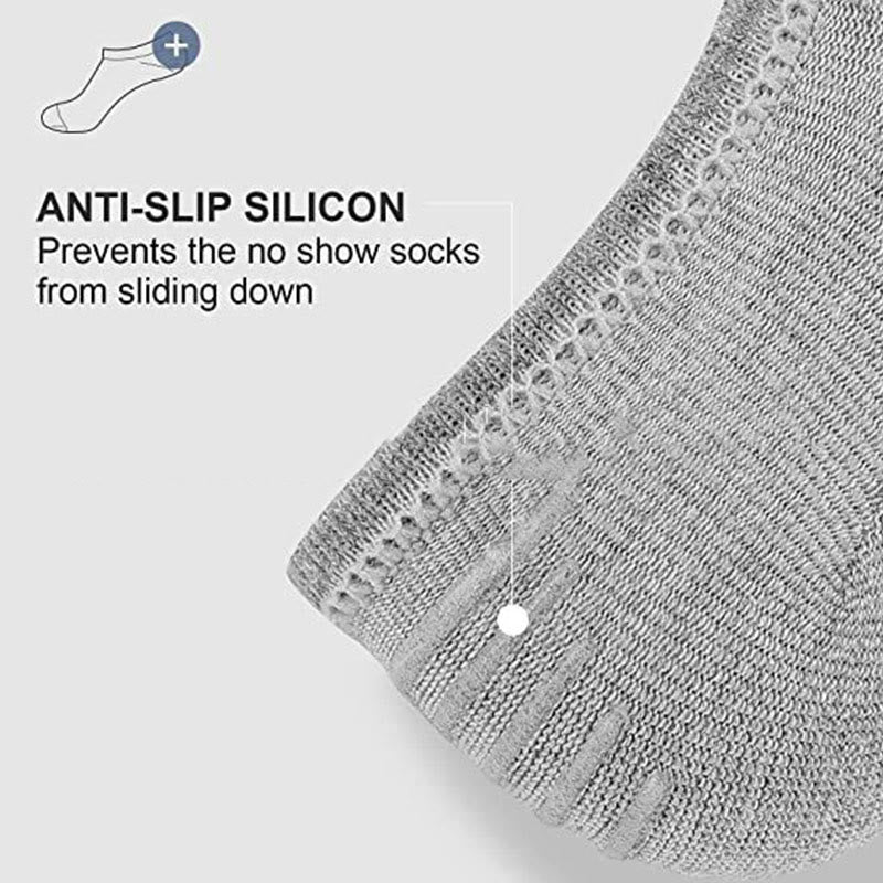 Plus Size Mesh No Show Socks(3 Pairs)