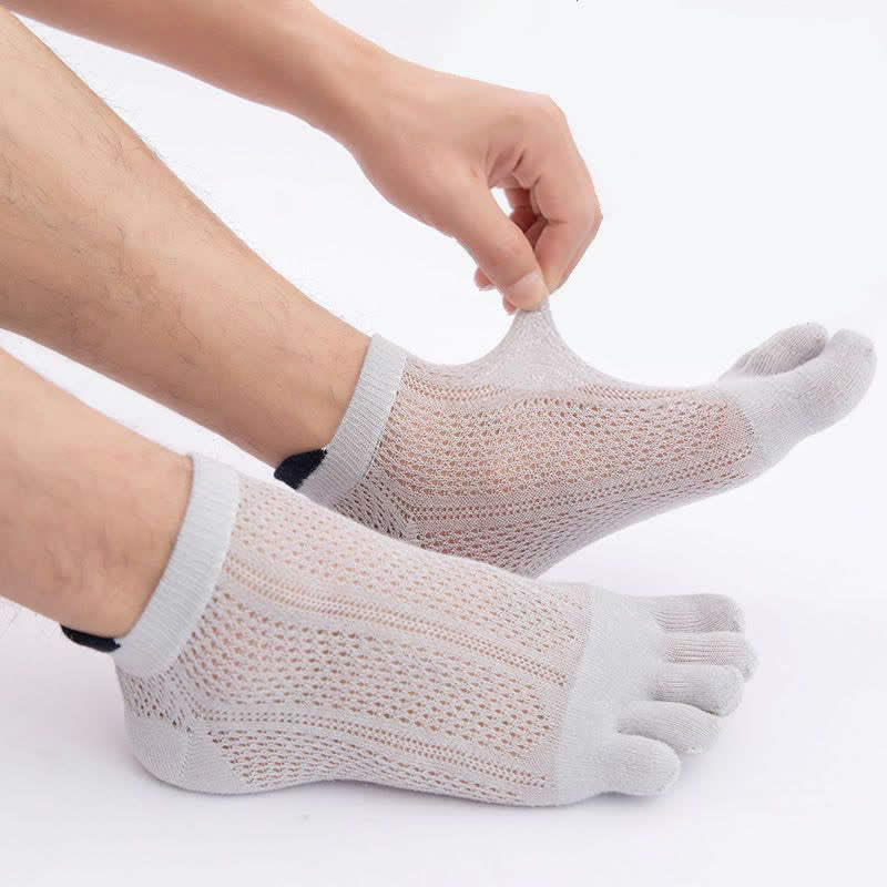 Plus Size Five Toes Cotton Alignment Socks(4 Pairs)