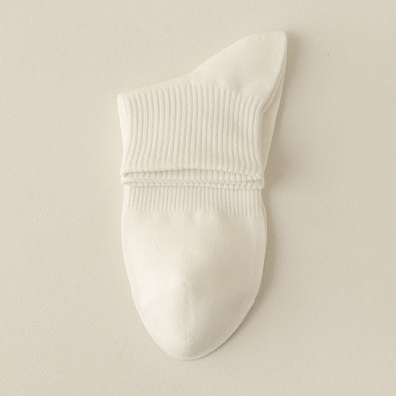 Plus Size Seamless Mesh Quarter Socks(5 Pairs)