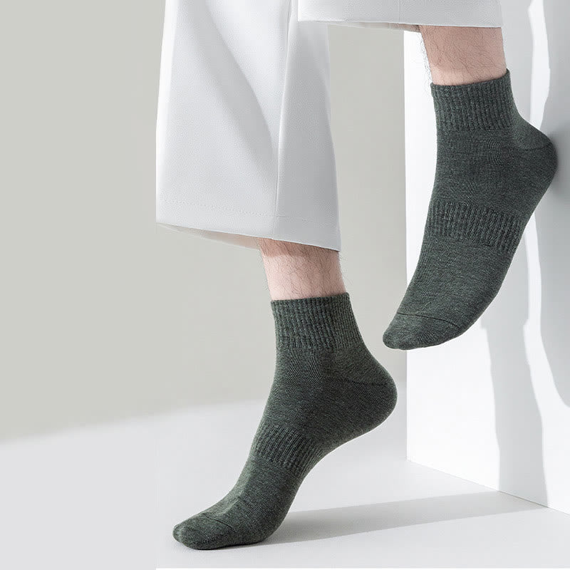 Plus Size Breathable Soft Cotton Quarter Socks(7 Pairs)