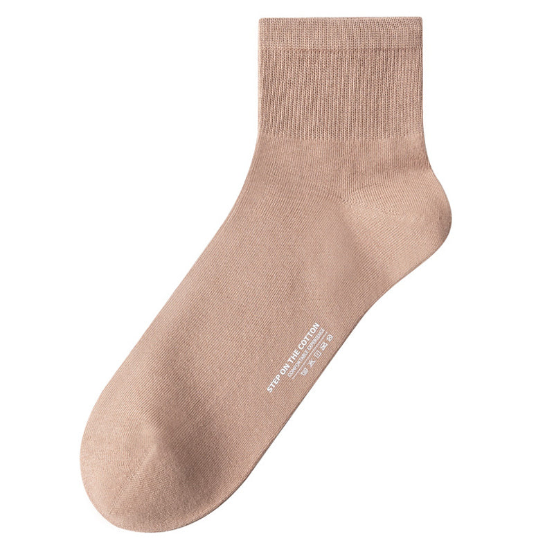 Plus Size Soft Cotton Quarter Socks (3 Pairs)