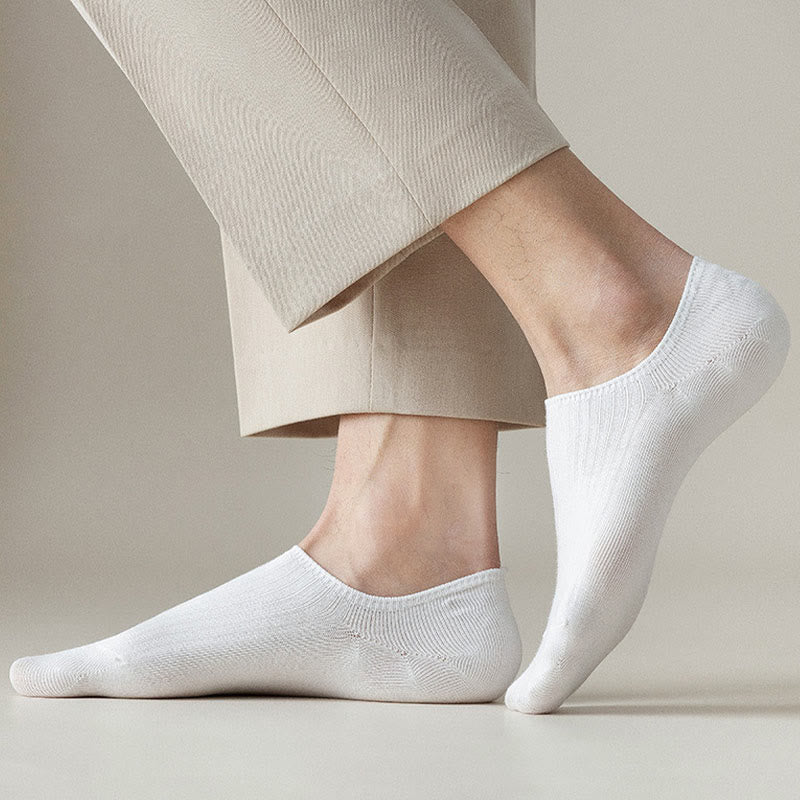 Plus Size Deodorant No Show Socks(5 Pairs)